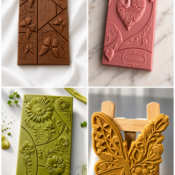COFFRET PRESTIGE · LES QUATRE CRÉATIONS + peut contenir ticket d'or